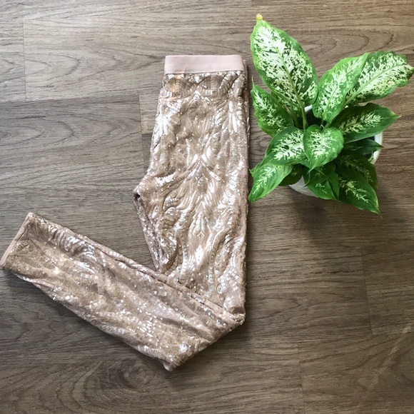 BCBGMaxAzria Pants - BCBG MAXAZRIA SEQUINS PANTS